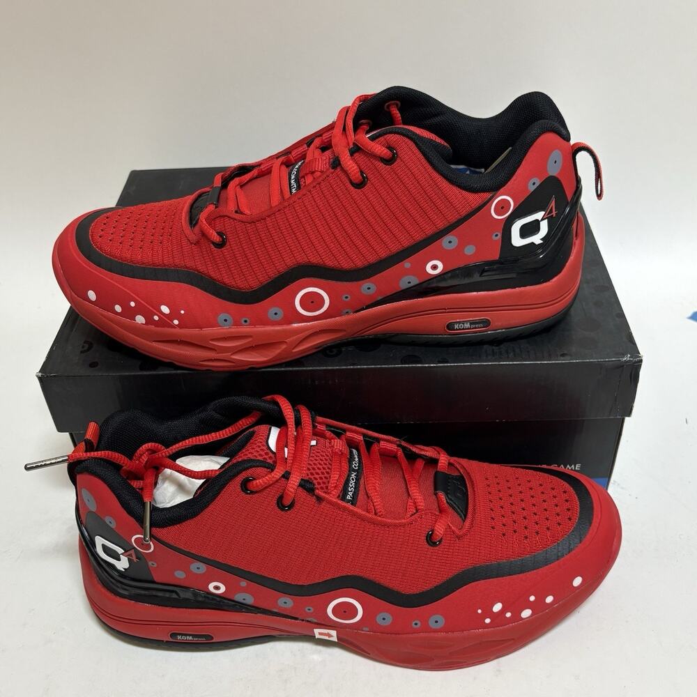 Q4 Sports Milennium Hi Men’s Size 11 Fiery Red Athletic Basketball Sneakers New